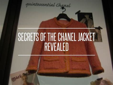 chanel tuto|chanel jacket secrets.